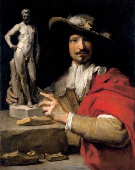 Charles le Brun Portrat des Bildhauers Nicolas le Brun oil painting picture
